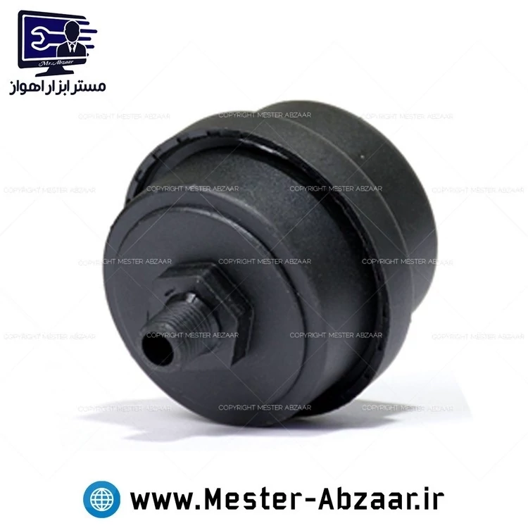 فیلتر هوا کمپرسور باد سایلنت رزوه 1/4 مناسب پمپ های ادون، باس، اینتیمکس و آپ اسپریت و .. بی صدا پلاستیکی مدل filter plas