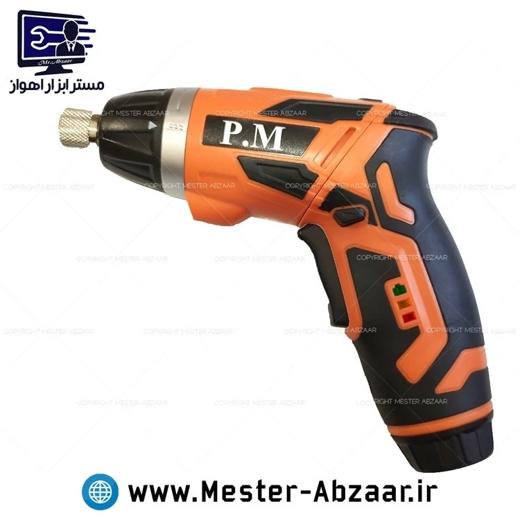 دریل پیچ بند تاشو با لوازم آنکور 3.6 ولت DM 3.6V p.m anchor