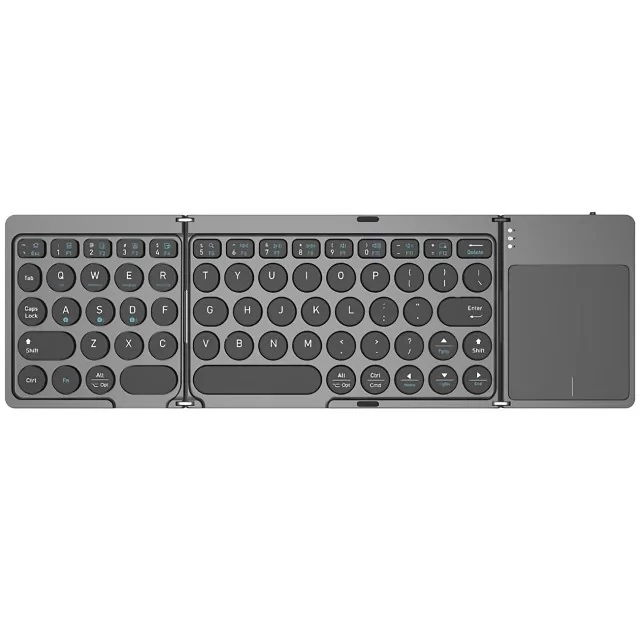 کیبورد بی سیم تاشو شارژی با تاچ پد Foldable Keyboard