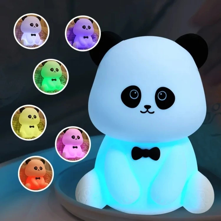 چراغ خواب سیلیکون پاندا مهربون Kind Panda Silicone Night Ligh