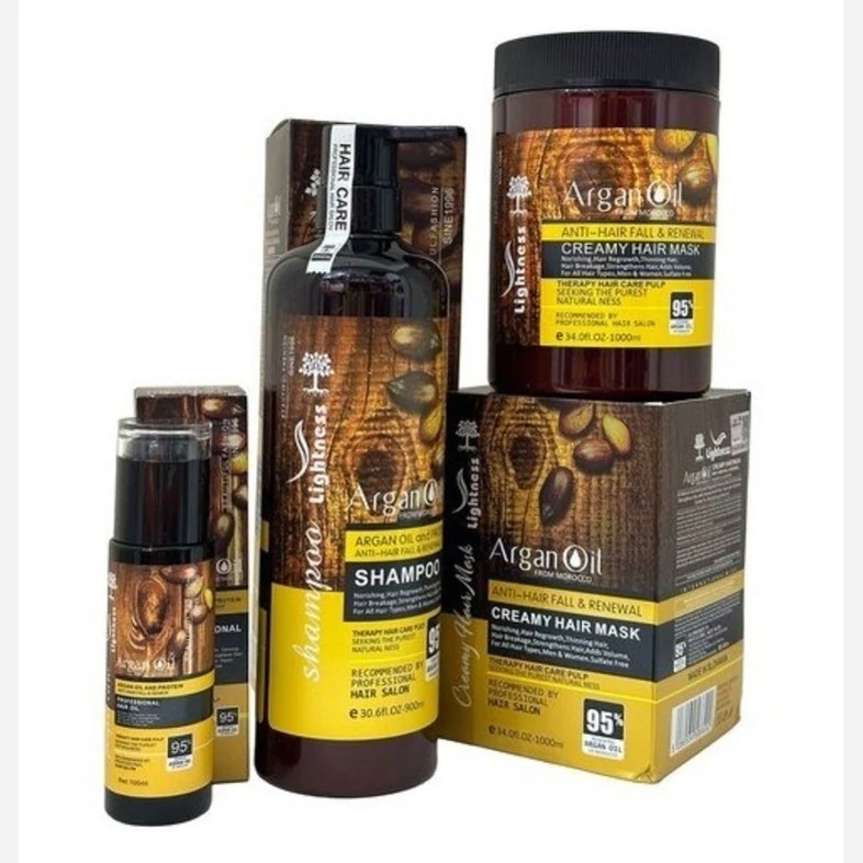 شامپو ، ماسک و روغن آرگان مو