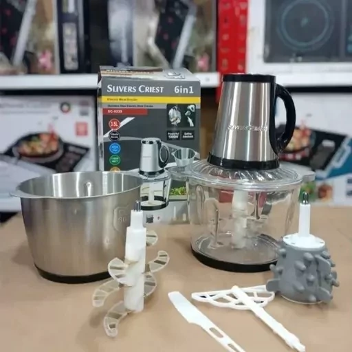 خردکن برقی سیلورکرست مدل SC-8235 ظرفیت 3.5 لیتر و 2 کاسه