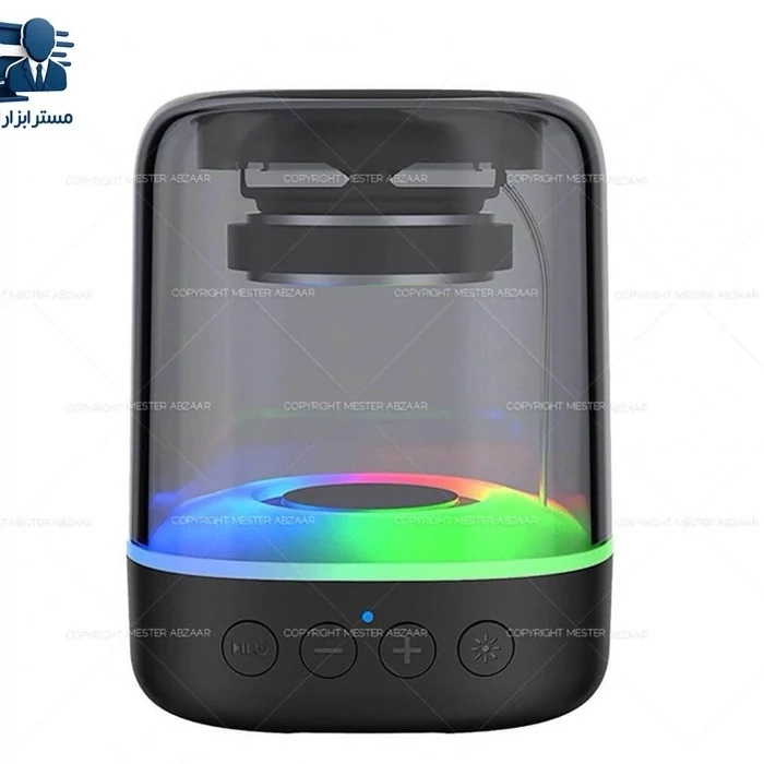 اسپیکر بلوتوثی قابل حمل 7 رنگ RGB شارژی مسافرتی مینی مدل E-3052