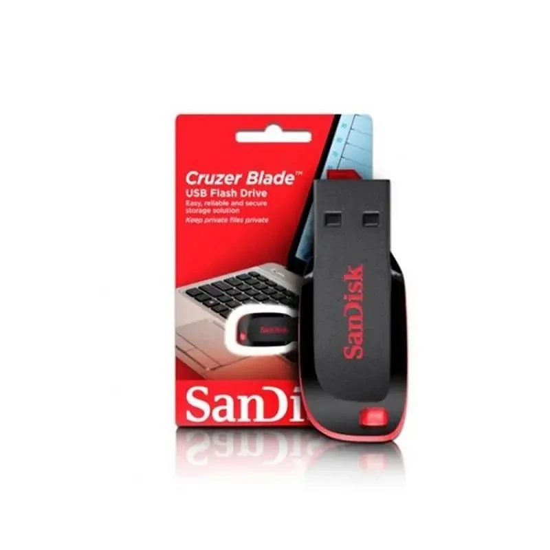 فلش مموری سن دیسک USB 2.0 مدل Cruzer Blade CZ50 ظرفیت 32 گیگابای