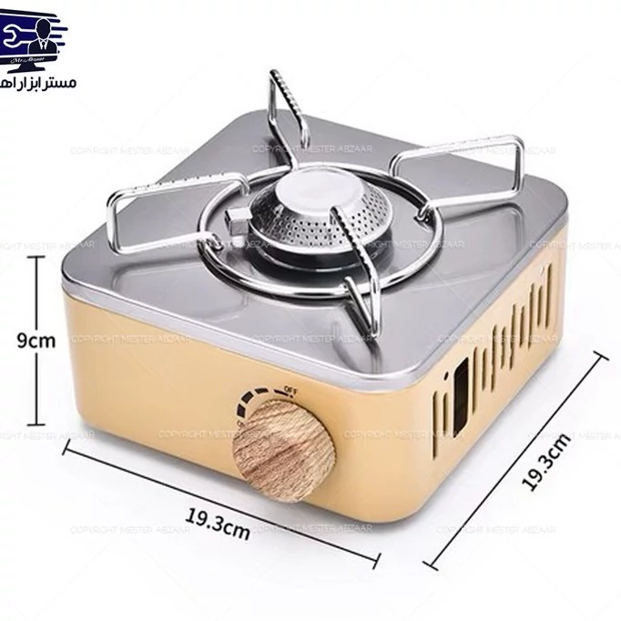 اجاق گاز مسافرتی استیل کپسول خور بدنه فلزی کیفیت عالی مدل PYB-DKS1003