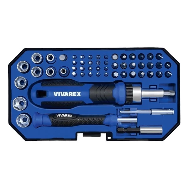 ست پیچ گوشتی و بیت ویوارکس 55 عددی مدل VR5565SD