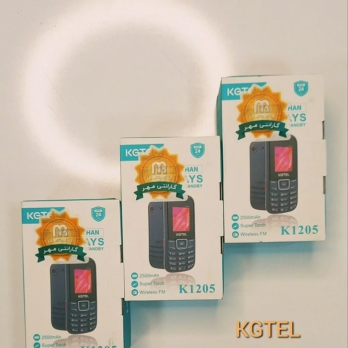 گوشی ساده کاجیتل مدل K120 دو سیمکارت KGTEL K1205  (گارانتی مهر)