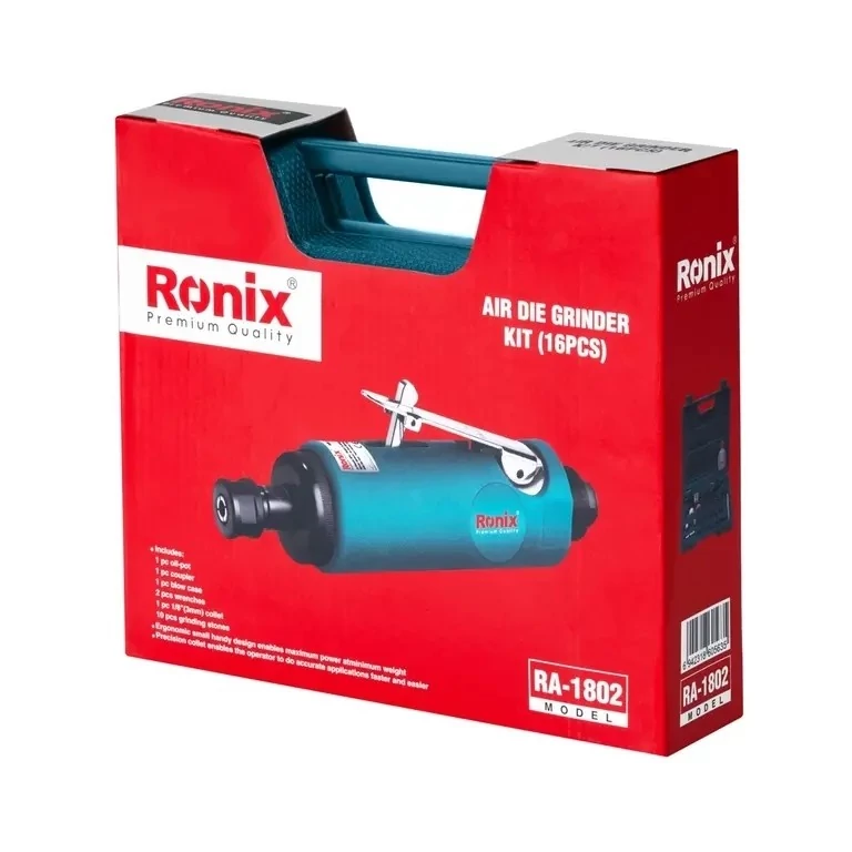 کیت فرز انگشتی بادی رونیکس مدل RA-1802 16 پارچه