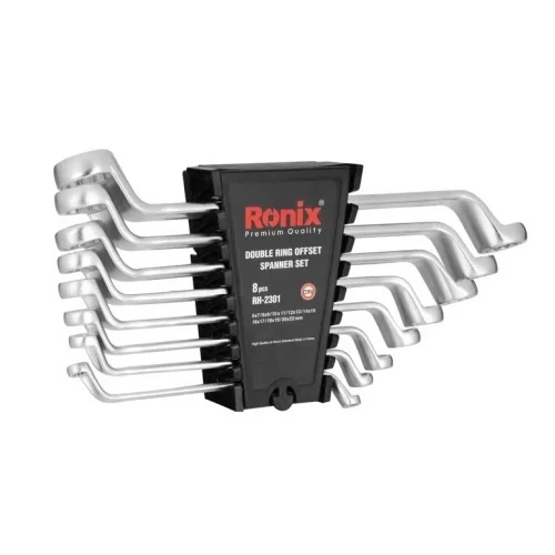 مجموعه 8 عددی آچار دو سر رینگ مدل RH-2301 رونیکس