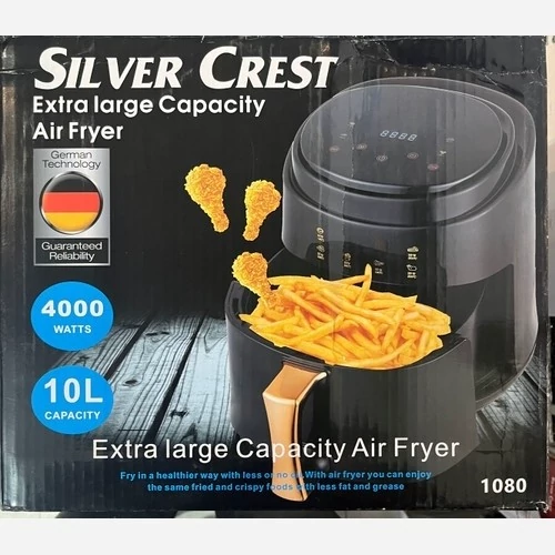 سرخ کن هوا پز ایر فرایر بدون روغن 10 لیتری تک المنت بزرگ سیلورکرست هوا پز Silver Crest