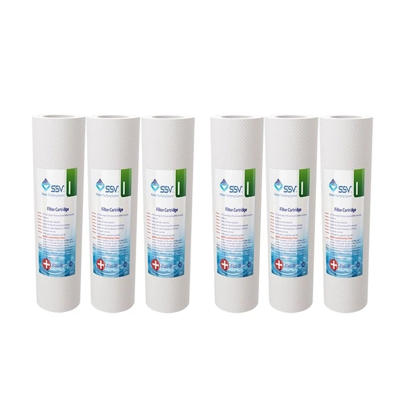 فیلتر دستگاه تصفیه کننده آب اس اس وی مدل H-P.P مجموعه 6 عددی  47
