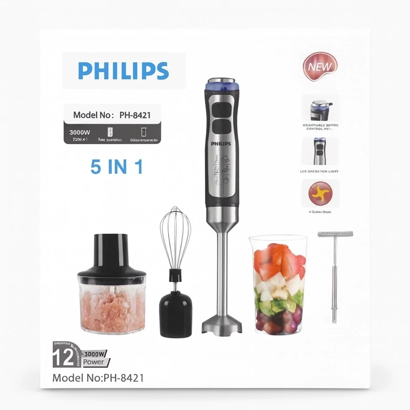 گوشت کوب برقی 5 کاره فیلیپس مدل PH-8421