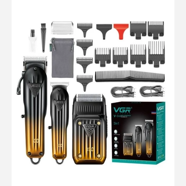 ست ماشین اصلاح خط زن و حجم زن و شیور وی جی ار VGR V-644
