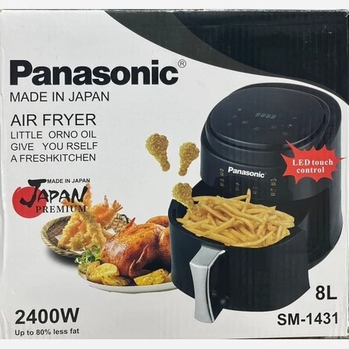 سرخ کن بدون روغن پاناسونیک مدل 2400 وات sm-1431 Panasonic تک المنت ظرفیت 8 لیتر