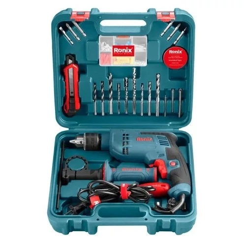 ست ترکیبی دریل برقی 33 پارچه مدل RS-0008 رونیکس