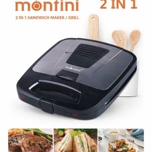 ساندویچ ساز و گریل 2 کاره مونتینی Montini مدل ESM2292-6