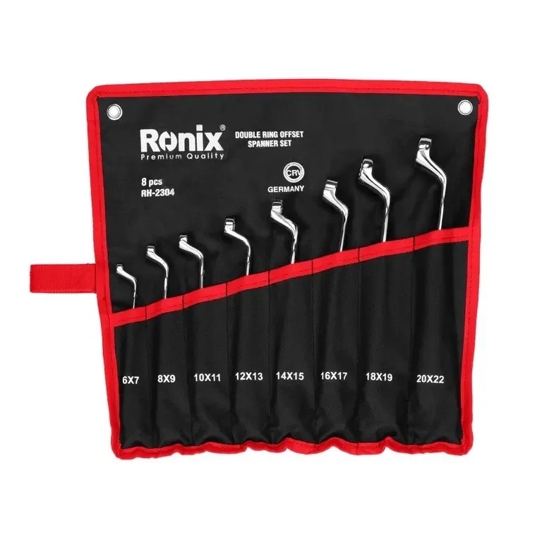 آچار دو سر رینگی رونیکس مدل RH-2304 مجموعه 8 عددی