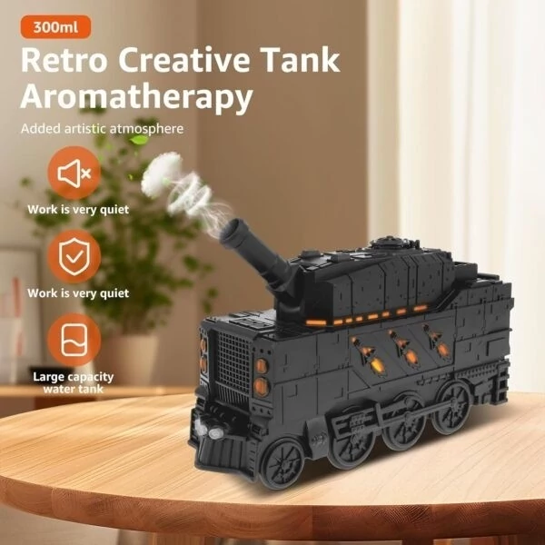 دستگاه رطوبت سازو خوشبو کننده طرح قطار بخار وینتیج مدل vintage Train 300