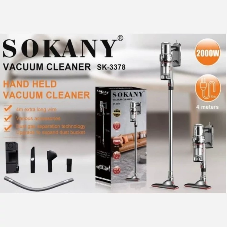 جارو برقی عصایی سوکانی مدل SOKANY SK-3378 برند SOKANY