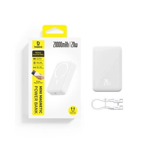پاوربانک وایرلس 20000 بیسوس Baseus EnerFill FM41 Mini Magnetic 20W