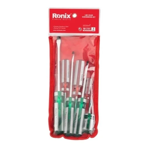 مجموعه 7 عددی پیچ گوشتی مدل RH-2701 رونیکس