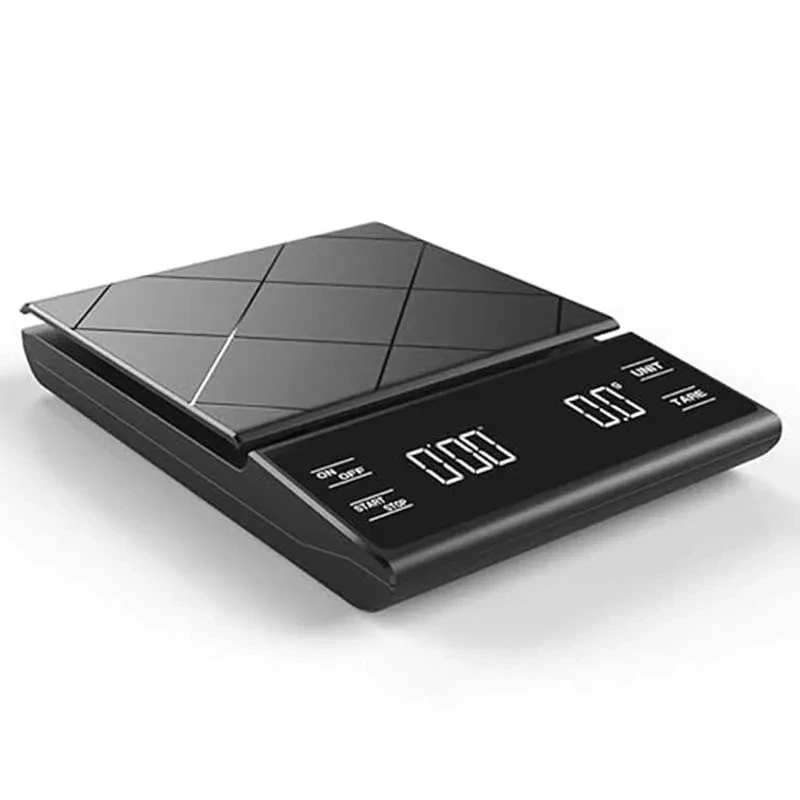 ترازوی دیجیتال حرفه ای  Kongque Coffee Scale با تایمر و نمایشگر LED