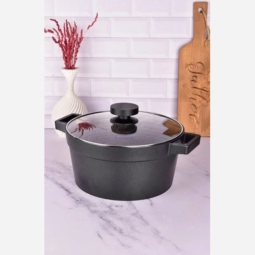 قابلمه تک سایز 32 چدن گرانیت یونیک