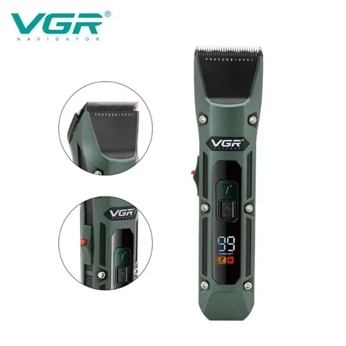 ماشین اصلاح موی سر و صورت حرفه ای وی جی ار مدل V-696 ماشین اصلاح موی سر و صورت حرفه ای وی جی ار مدل V-696