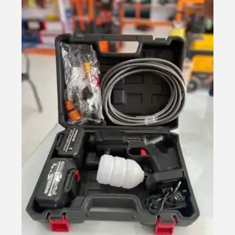 کارواش و سم پاش شارژی دوباتری (car wash) 48v