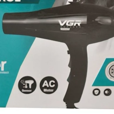 سشوار وی جی آر VGR مدل V-350 12ماه گارانتی تعویصی داره