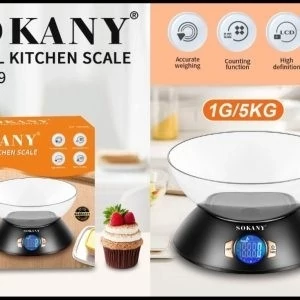 ترازوی دیجیتال آشپزخانه سوکانی مدل SK-19059 کاسه 2 لیتری