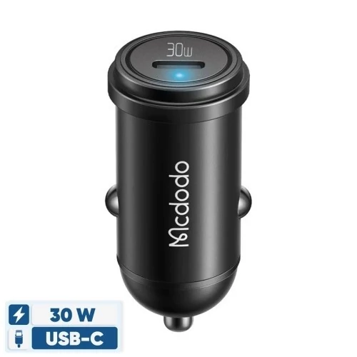 شارژر فندکی مک دودو مدل CC-7491 توان 30 وات PD سریع شارژ تک پورت Type-C