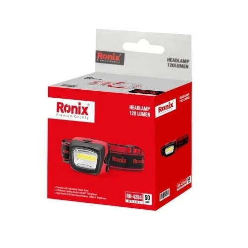 چراغ قوه پیشانی 120 لومن مدل RH-4284 رونیکس