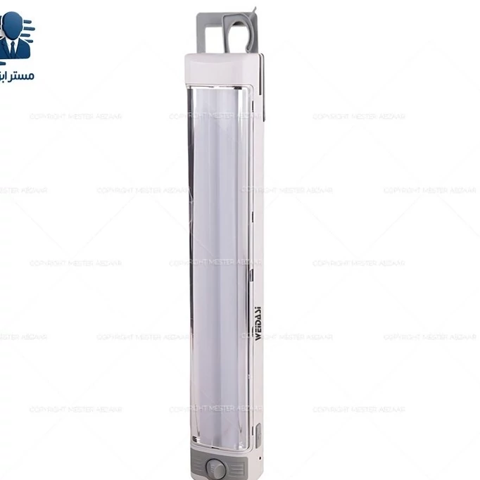 چراغ نور افکن مهتابی 84 لامپی شارژی اضطراری برند ویداسی مدل WEIDASI WD-839T