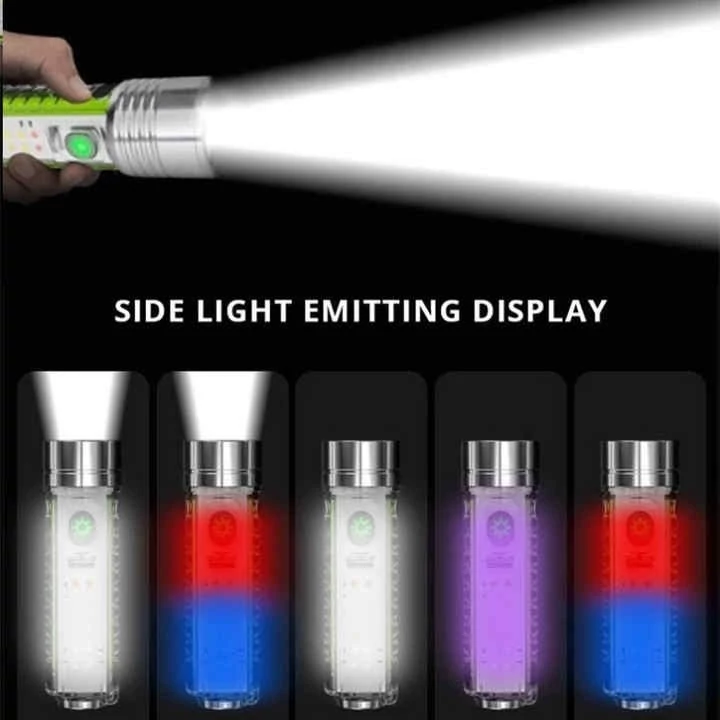 چراغ قوه پلیسی چندکاره مدل 520A Multifunctional police flashlight model 520