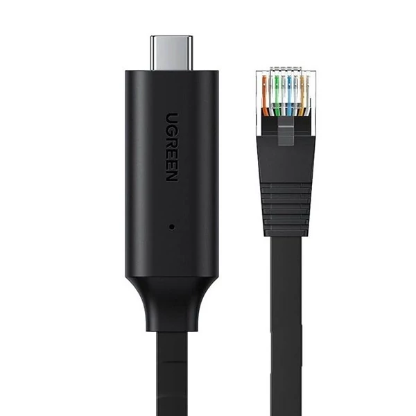 کابل تبدیل USB-C به LAN یوگرین مدل 80186-CM204 به طول 1.5 متر