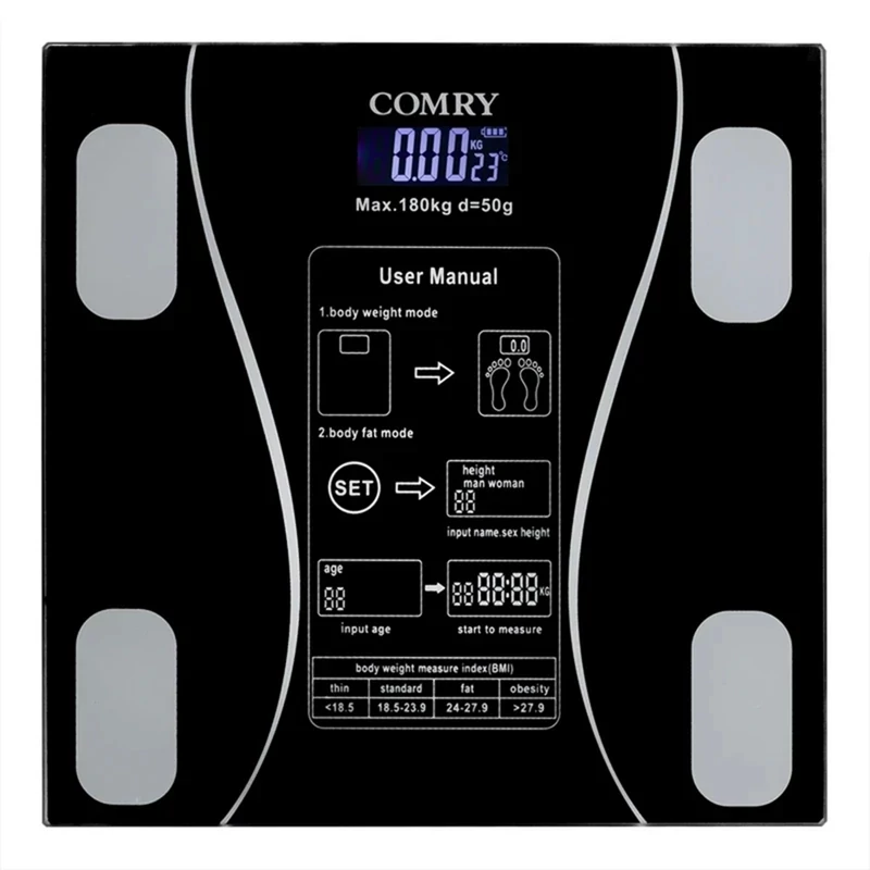 ترازو دیجیتال کمری مدل PERSONAL SCALE 4.7   45