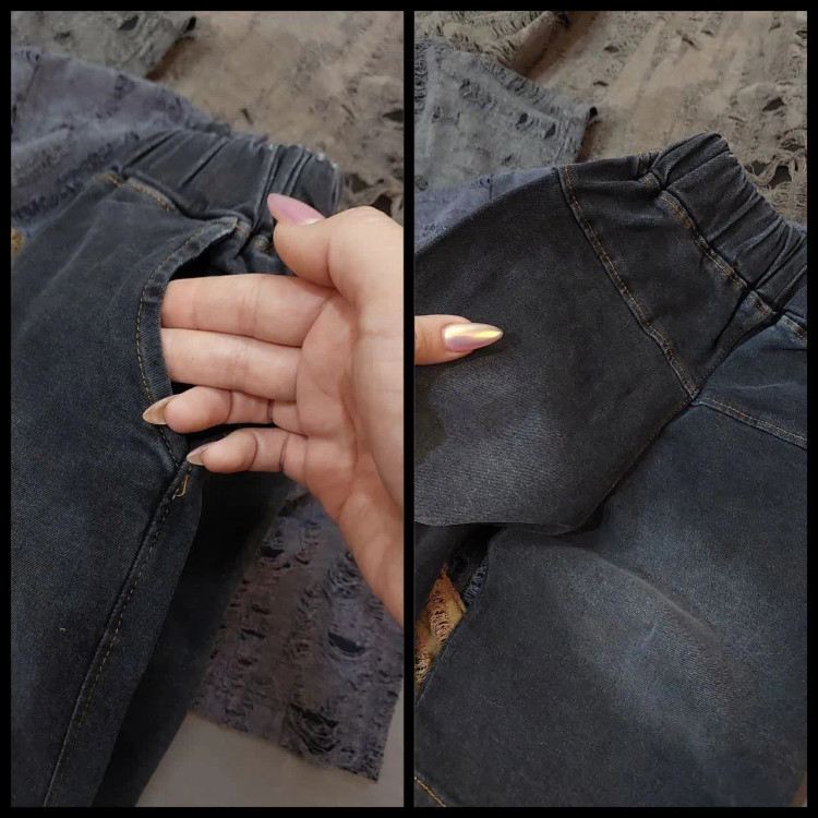 ست اسپرت دخترانه و پسرانه بلوز لش و شلوارک جین کشی سایز 40 تا 60 مناسب 2 تا 12 سال