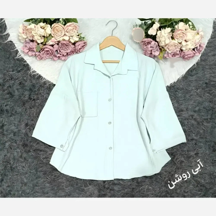 شومیز باکسی زنانه جنس ینزه پفکی فری سایز 38 تا 48