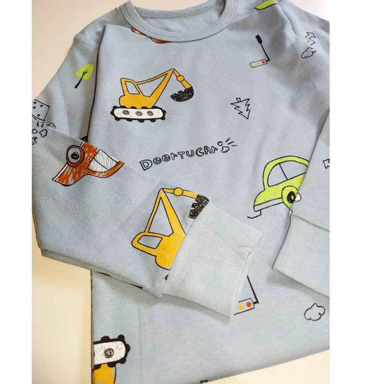 ست بلوز و شلوار اسپرت خواهر و برادری بچگانه جنس نخ پنبه سایز 4 تا 10 سال