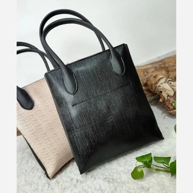کیف دوقلو زنانه مدل الناز جنس چرم صنعتی درجه یک ابعاد 35 در 31