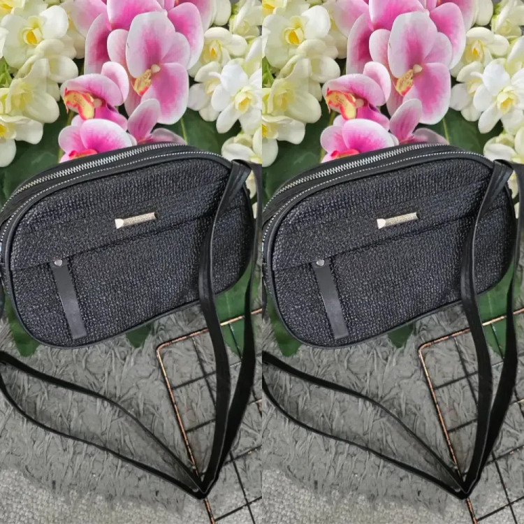 کیف زنانه آیدا جنس چرم طرح کنفی سه خونه