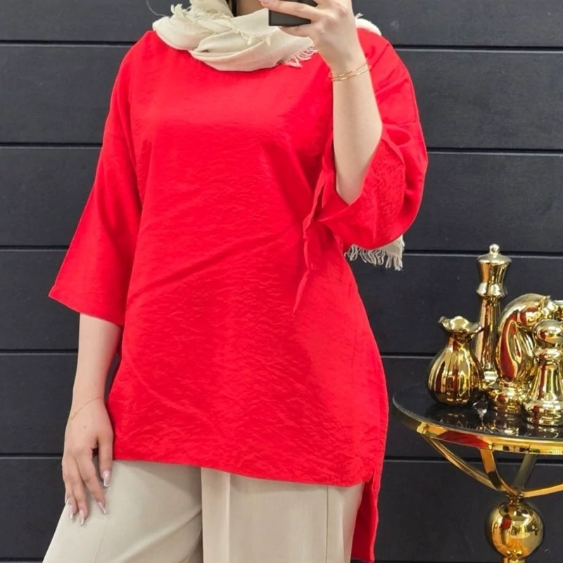 تونیک زنانه خنک پشت بلند