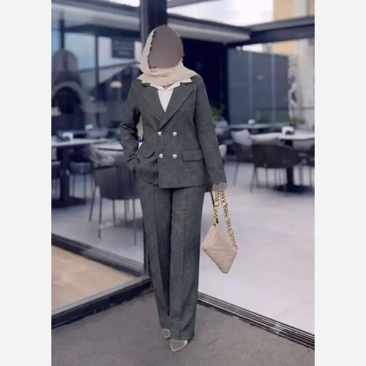 ست کت و شلوار زنانه لنین پرشیا سایز 38 تا 46