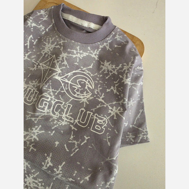 ست اسپرت پسرانه تابستانی THUG CLUB بلوز و شلوارک سایز 4 تا 14 سال