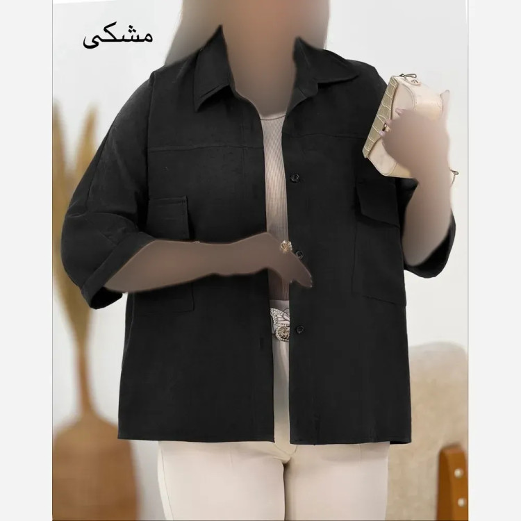 شومیز زنانه مدل بیتا جنس شانتون اسلپ در 5 رنگ متنوع سایز 1 و 2