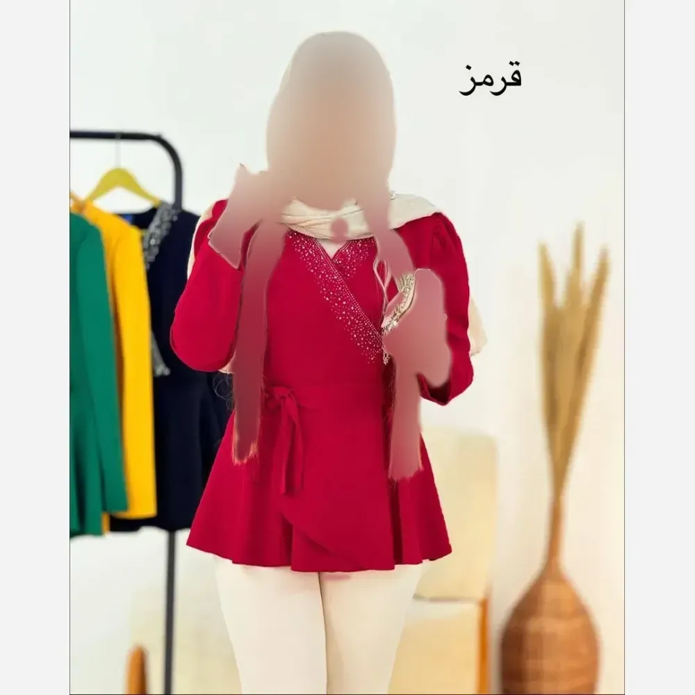 شومیز زنانه مدل انار جنس بوگاتی در رنگبندی متنوع
