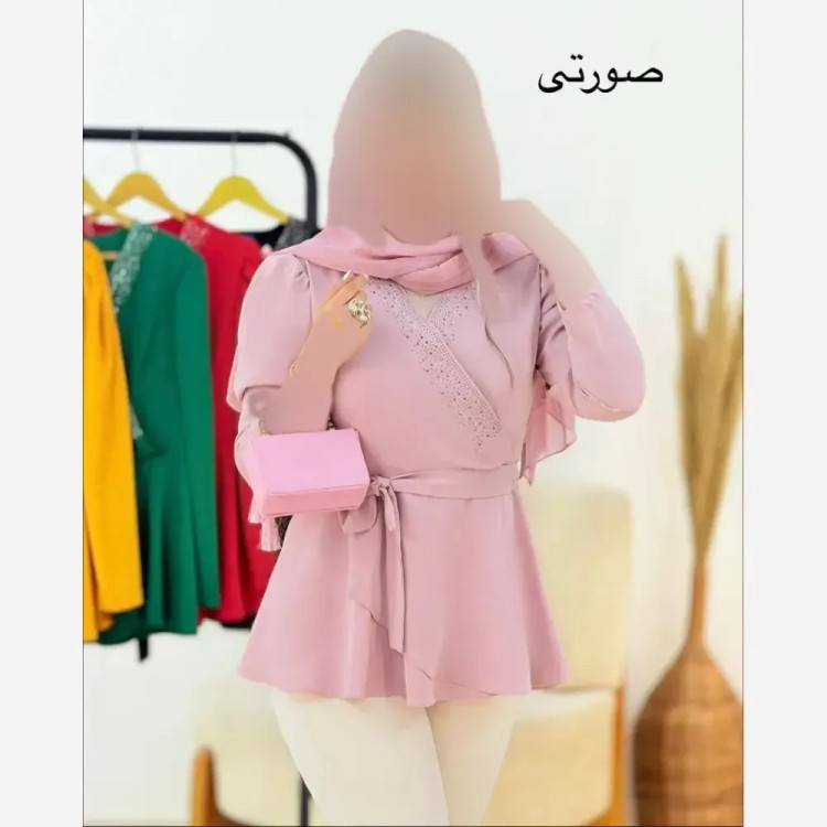شومیز زنانه مدل انار جنس بوگاتی در رنگبندی متنوع