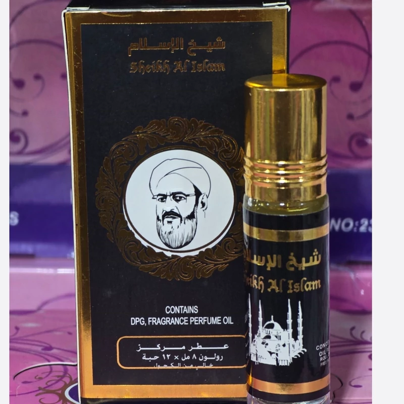 عطر جیبی مردانه شیخ الاسلام عربی 8 میل بدون الکل