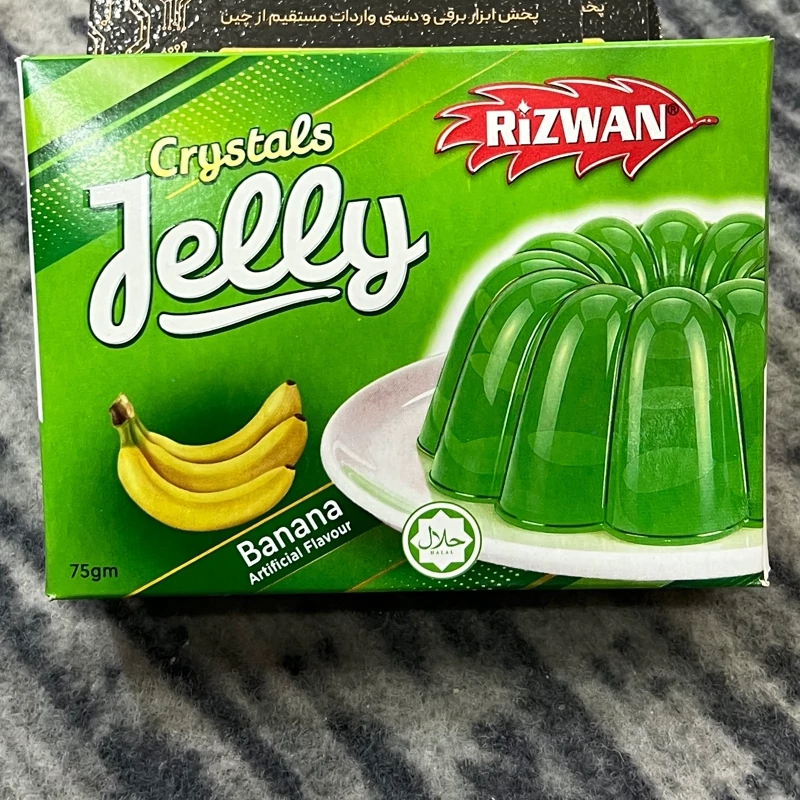 پودر ژله رضوان طعم موز (ژله فوری) پاکستان